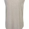 Topshop Curve Hem Tank in Gray (pale grey) - Lyst