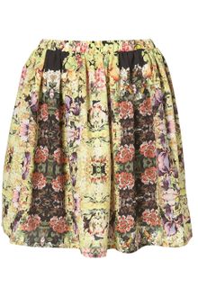 Topshop Premium Intricate Bug Skirt - Lyst
