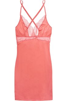 Calvin Klein Biba Roses Stretch Satinjersey Chemise - Lyst