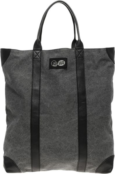 Cheap Monday Larry Tote Bag in Gray for Men (black) | Lyst