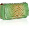 Christian Louboutin 20th Anniversary Artemis Plumes Python Shoulder Bag in Green - Lyst