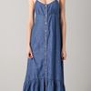 Free People Dress Open Back in Blue - Lyst
