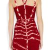 Isabel Marant Lia Ruched Fineknit Jersey Dress in Red - Lyst