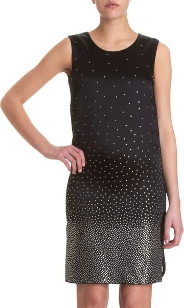 Maison Martin Margiela Ombre Studded Dress in Black - Lyst