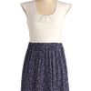 Modcloth Mockingbird Messenger Dress in White (ivory) - Lyst