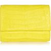 Nancy Gonzalez Crocodile Clutch in Yellow - Lyst