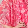 Notte By Marchesa One Shoulder Chiffon Gown in Pink (coral) - Lyst