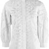 Oscar De La Renta Oscar De La Renta Blouse in White - Lyst