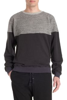 Robert Geller Color Block Raglan Sweatshirt - Lyst