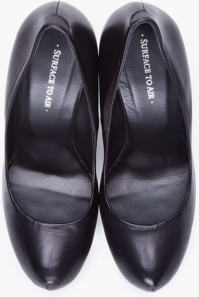 black matte pumps