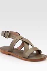 Pour La Victoire Mariza Strappy Leather Slingback Sandals