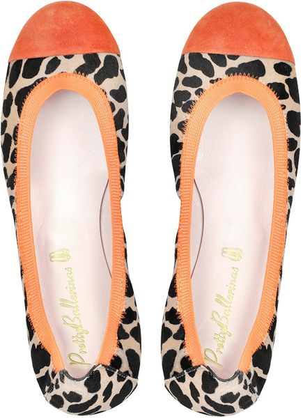 animal print ballet shoes