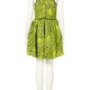 Topshop Pacific Zip Front Dress in Green (lime) - Lyst
