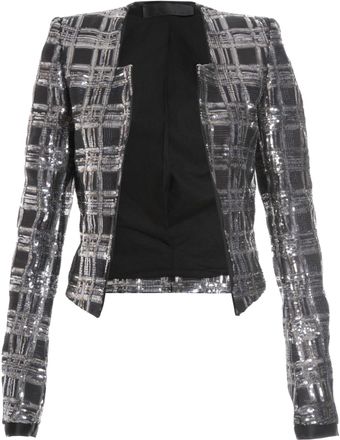 Haider Ackermann Haider Ackermann Womens Graric Sequin Jacket - Lyst