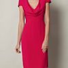 Alexander Mcqueen Silk Dress in Red - Lyst