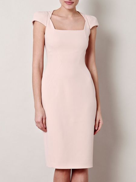 antonio-berardi-pink-panelled-bodice-dre