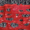 Balenciaga Herringbone African Mix Print Dress in Multicolor (black) - Lyst