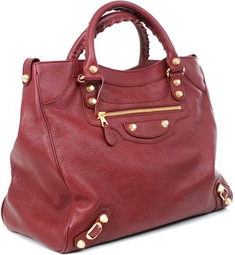 Balenciaga Giant Velo Gold Stud Bag - Lyst