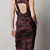Burberry Prorsum Overdyed Print Dress in Black - Lyst