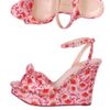 Charlotte Olympia Miranda Mermaidprint Wedges in Pink (mermaid) - Lyst
