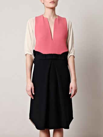  Crepe And Georgette Dress 