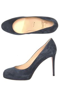 Christian Louboutin New Simple 100mm Suede Pumps - Lyst