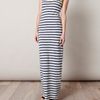 Closed Stripe Maxi Dress in White - Lyst