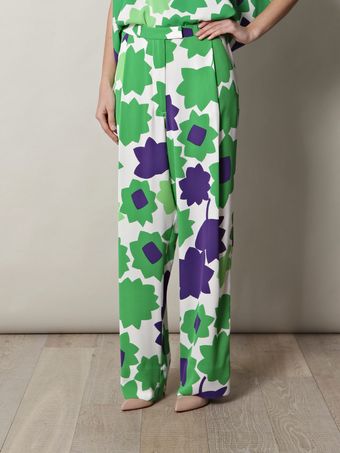 Diane Von Furstenberg Athos Trousers - Lyst