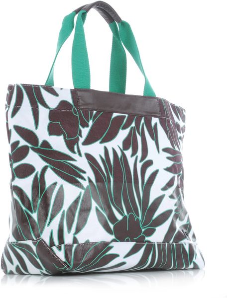 Dvf 1974 Large Beach Tote in Brown (green) - Lyst