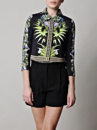 Givenchy Orchid Print Jacket - Lyst