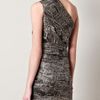 Isabel Marant Inio Oneshoulder Dress in Gray (black) - Lyst