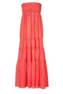 Juicy Couture Tomato Pretty Polka Dot Maxi Dress - Lyst