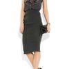 Lanvin Embellished Jersey Top in Gray (slate) - Lyst