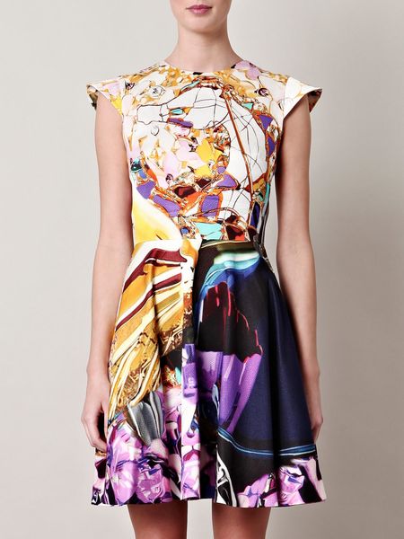 Mary Katrantzou Babelona Baelprint Dress in Multicolor (multi) - Lyst