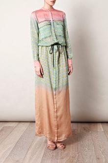 Matthew Williamson Ikat Fazeprint Column Dress - Lyst