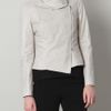 Max Mara Agente Leather Jacket in Beige (cream) - Lyst