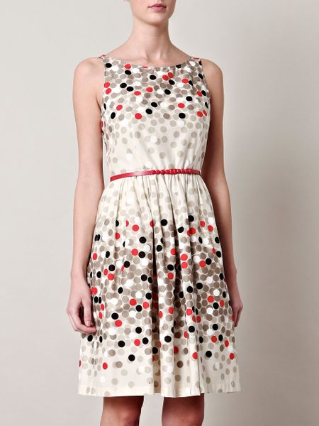 Max Mara Studio Simbolo Dress in Gray (cream) - Lyst