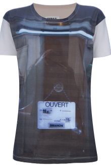 Mm6 By Maison Martin Margiela Printed Tshirt - Lyst