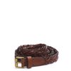 Mulberry Thin Plaited Belt in Brown - Lyst