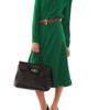 Mulberry Wide Plaited Belt in Brown - Lyst