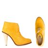 Opening Ceremony Suede Boots in Yellow (mustard) - Lyst