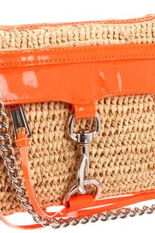 Rebecca Minkoff Mini Mac Straw Clutch - Lyst