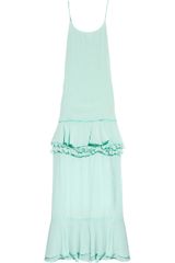 Richard Nicoll Tiered Silk Georgette Gown