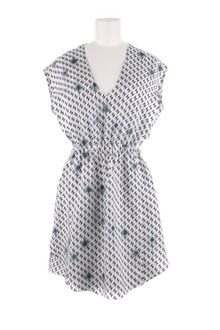 Theyskens' Theory Sleeveless Silk Dress with Elastic Waistband - Lyst