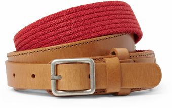  Leather and Canvas Belt 
