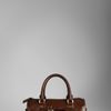 Burberry Medium Bridle Leather Bowling Bag in Brown (dark tan) - Lyst