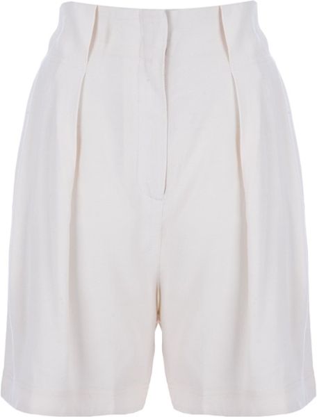 By Malene Birger Shory Shorts in Beige (nude) - Lyst