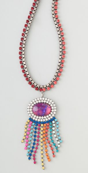 Dannijo Rafferty Necklace in Silver - Lyst