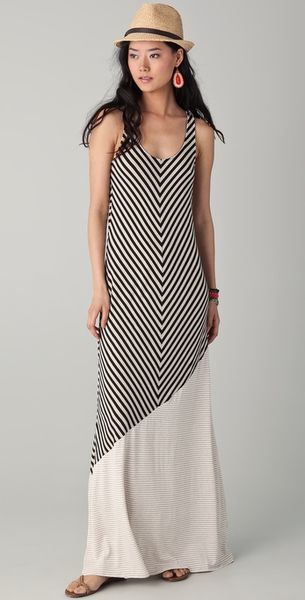 Ella Moss Wren Maxi Dress in Black - Lyst