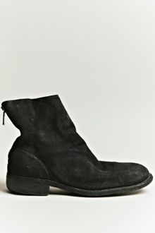 Guidi Reverse Stag Leather Ankle Boots - Lyst